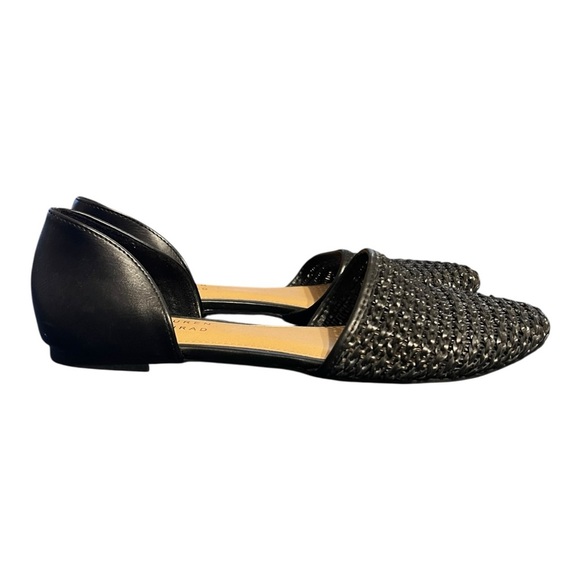 LC Lauren Conrad Black Woven D’Orsay Flats – Size 9.5 - Picture 3 of 8